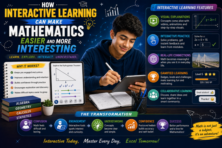 How Interactive Learning Can Make Mathematics Easier and More Interesting